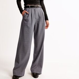 A&F Sloane Tailored Wide Leg Pant